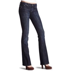 Rock & Republic Kassandra Dark Wash Mid-Rise Bootcut Jeans - Size 6